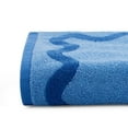 thumbnail image 3 of Mainstays by Becky G. & Alejandra 100% Cotton Performance Bath Towel, Blue Scallop, 3 of 7