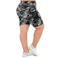 thumbnail image 3 of Athletic Works Women's Plus Size 9" High Waisted Active Media Pocket Bike Short, 3 of 5