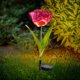 thumbnail image 3 of Luz De Enchufe De Tierra De Tulipán 2 piezas de luz de enchufe de tierra de tulipán solar 600 mAh IP65 decoración de jardín (gradiente púrpura), 3 of 6