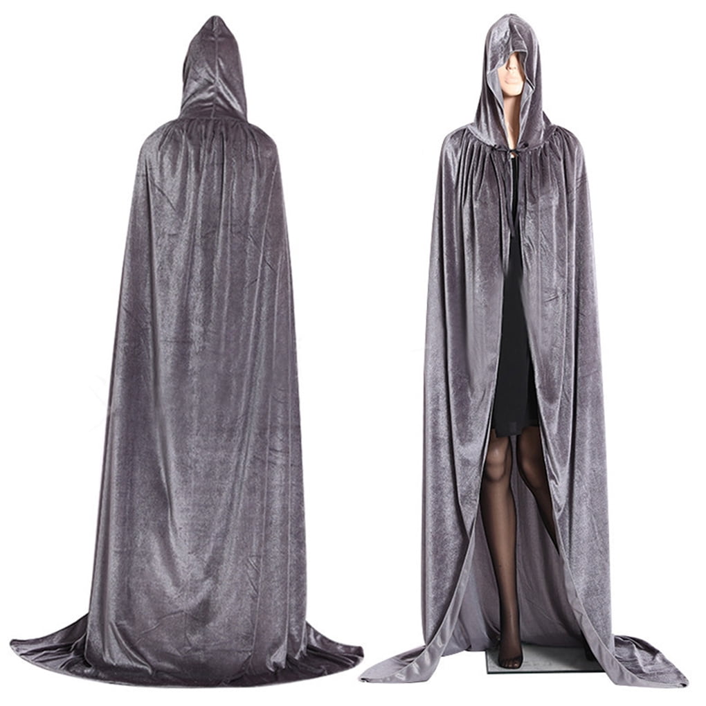 long velvet cape