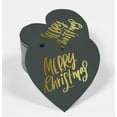 thumbnail image 2 of Inkdotpot Real Gold Foil Merry Christmas Tag Favor Hang Paper Tag 100 Pieces, 2 of 8