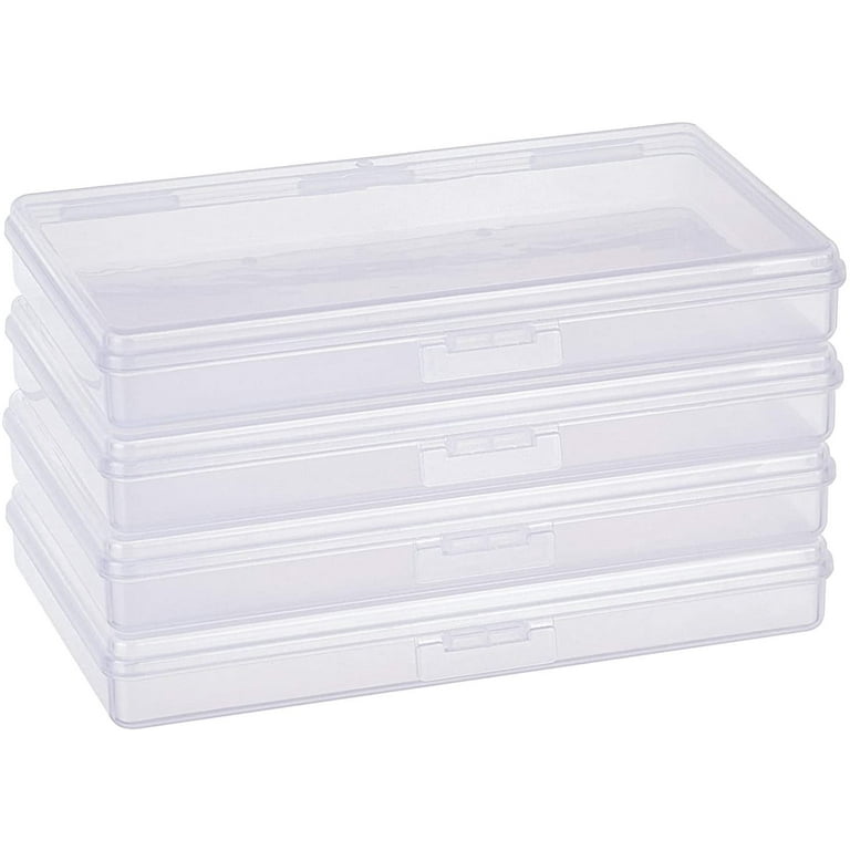2PCS 125mmx85mmx55mmheight Rectangle Clear Plastic Boxes,box With  Lid,organizer Storage Clear Display Case,transparent Container Box AB126 