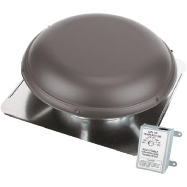 Air Vent 53827 Metal Dome Roof Mounted Power Attic Ventilator Brown