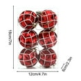 thumbnail image 2 of Clearance Under $5!Yyuenw 6 PCS Christmas Ball Ornaments Tree Decorations, 60mm/2.36" Classic Shatterproof Christmas Bulbs Ornaments for Xmas Tree Holiday Wreath Decor, 2 of 4