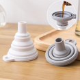 thumbnail image 2 of Embudos para uso en cocina, juego de 4, embudos plegables de silicona para llenado de botellas, embudo de grado alimenticio para transferencia de polvo líquido, cocina plegable, 2 of 5