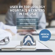 Bell Clamp by Lunderg - The ONLY Ergonomic Incontinence Clamp for Men with 3 Adjustable Sizes, Bell Shaped Frame and Anatomical Cutouts for ALL Day Comfort - Male Incontinence Products