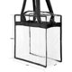 thumbnail image 4 of Bolsa transparente de PVC, organizador práctico, perfecta para artículos de tocador y esenciales, bolsa de hombro transparente para viajes, 4 of 8