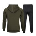 JUUYY Men's Tracksuits 2 Piece Hooded Drawstring Outfits Casual Sports