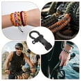 thumbnail image 2 of Hebilla de Pulsera de Paracord Uxcell [4PCS] - Gancho de Metal O Ajustable para Pulseras Cinturón [Cabeza Plana Negra], 2 of 6