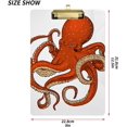 thumbnail image 3 of FMSHPON Octopus Clipboard Hardboard Wood Nursing Clip Board and Pull for Standard A4 Letter 13x9 inches, 3 of 8