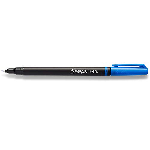 MULTI Sharpie Fine Point Pen, Blue, 5 Pens per order. (1742664