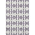 thumbnail image 2 of Addison Rugs Mayfield Washable Transitional Diamonds Purple Rectangle Rug, 2'6" x 3'10", 2 of 6
