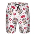 thumbnail image 4 of Naloa Caring Cow Men's Beach Shorts, Surfing shorts, Swim trunks, Quick Dry Swim Trunks for Surfing Beach Fun - Large, 4 of 9