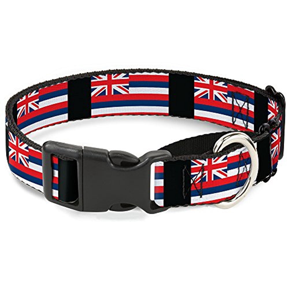 buckle-down hawaii flags martingale dog collar