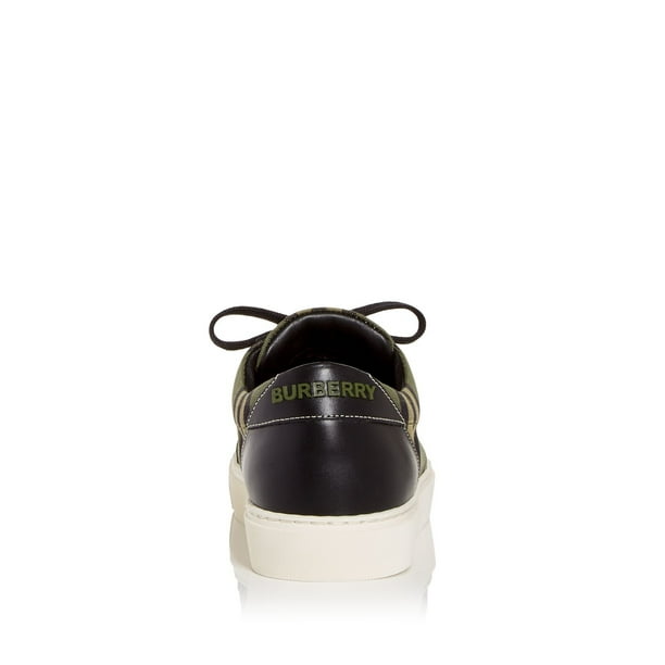 BURBERRY Womens Green Plaid Comfort Salmond Round Toe Platform