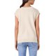 thumbnail image 3 of INSPIRAR CHIC Chaleco de Suéter de V Cuello para Mujeres Sin Mangas con Abertura Ajustado Básico Casual Top de Verano L Albaricoque, 3 of 6
