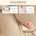 thumbnail image 3 of Thickened Soft Lazy Sofa Lazy Chair Cushion Lazy Sofa Bed Egg Swing Chair Pad Floor Mattress Cushion for Indoor/ Outdoor, 3 of 9