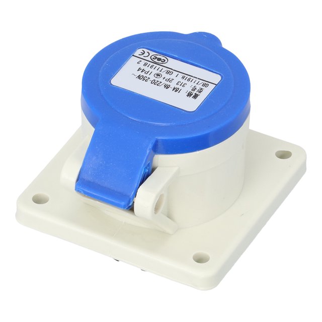 Conector industrial monofásico, conector de enchufe industrial de 5 piezas Conector de enchufe industrial Conector circular industrial de alimentación Diseño a prueba de futuro