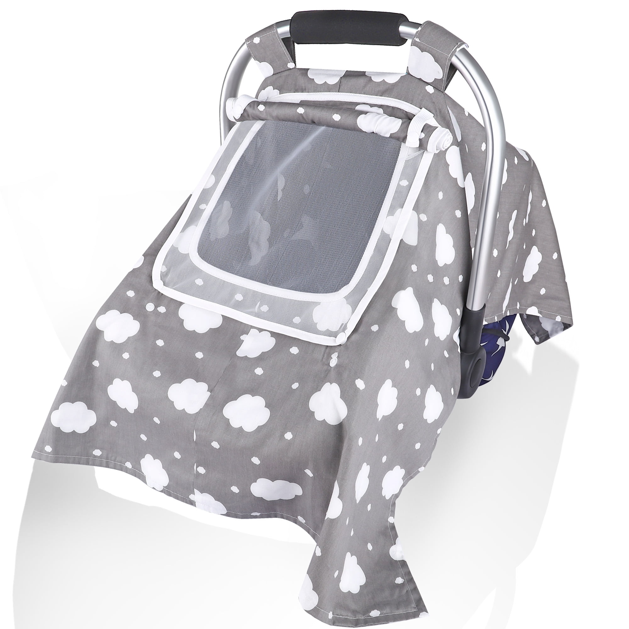 SJEhome Baby Boy Car Seat Cover,2 ply mesh/fabric window, fits all baby