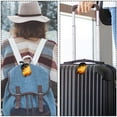 thumbnail image 5 of Square 2Pack PU Leather Galaxy Cruise Luggage Tag with Privacy Cover and Name ID Tag for Travel Handbags Backpacks Luggage Tags, 5 of 6