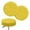 Banana Print Yellow, variant on FKELYI Pet Paw Round Stool Cover Size M Foldable Round Stool Cushion Cover Set of 2 Non Slip Cushioned Bar Stool Covers Round 14"-16"