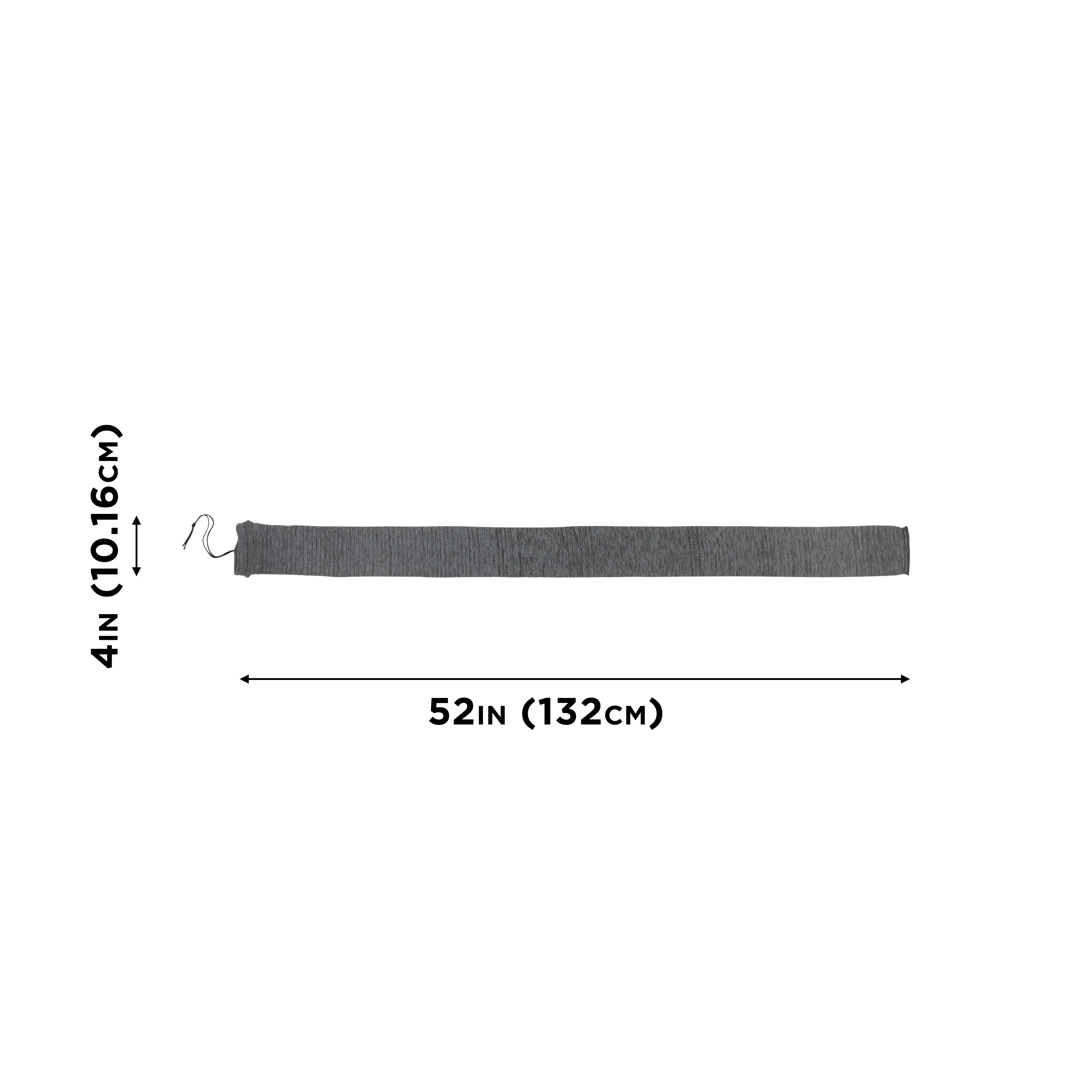 Allen Company 52" Firearm Sock, Extra Wide, 2-Pack, Heather Gray