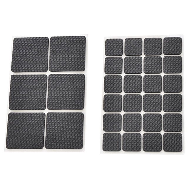 OULII 8Ud Protectores Para De Goma Autoadhesivos Para Patas De Muebles En Negro