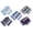 Assorted Popular, variant on La Montana 10 Pack Mexican Blankets, 74" x 50" Yoga Blankets, Kelly Green/Light Blue/White