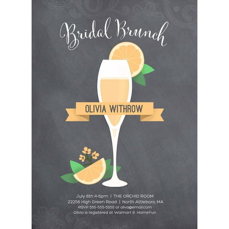 Knot Bridal Shower - Mimosa Standard Bridal Shower Invitation