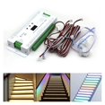 thumbnail image 3 of ES32 Stair Controller PIR Sensor 32CH Single Color 2CH RGB Pixel SPI LED Strip Dimmer Stairway Light Controller 5V-24V, 3 of 6