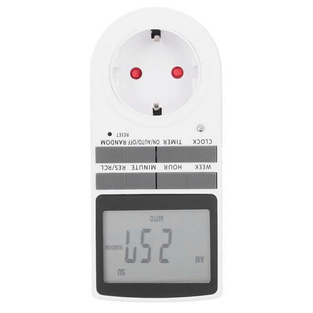 Timer Power Socket Timer Socket Lcd Display 12/24 Hour Timer Switch