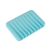Teissuly Creative Silicone Drainable Soap Dish Soap Holder Soap Holder Soap Holder