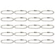 thumbnail image 1 of 20 Piezas Cadena De Ajustable De Conector Perla Larga Para Llavero Etiqueta - Plata Yinane Cadena de la bola, 1 of 7