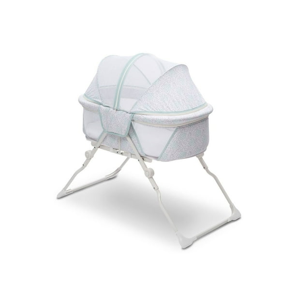 Delta Children Ez Fold Ultra Compact Travel Bassinet Baby Crib