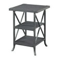 thumbnail image 3 of Convenience Concepts Brookline Three-Tier End Table in Gray Wood Finish, 3 of 6