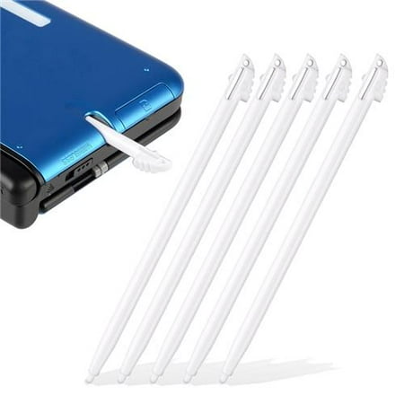 White Stylus - Insten 5-Piece Stylus For Nintendo 3DS XL, White