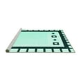 thumbnail image 2 of Ahgly Company Machine Washable Indoor Round Abstract Turquoise Blue Contemporary Area Rugs, 7' Round, 2 of 4