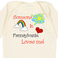 thumbnail image 4 of Inktastic Someone in Pennsylvania Loves Me Boys or Girls Long Sleeve Baby Bodysuit, 4 of 5
