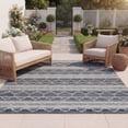 thumbnail image 4 of SAFAVIEH Cabana Burke Geometric Indoor/Outdoor Area Rug, Blue/Grey, 6'7" x 9', 4 of 14