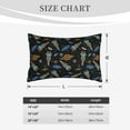 thumbnail image 4 of Logiee Space Rockets Print Pillow Case,Throw Pillow Covers, Double Sided Plush Cushion Cover for Couch Sofa Bed, Only Pillowcase-20"x30", 4 of 6