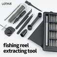 thumbnail image 2 of Fishing Tackle Diy Repair Spinning Baitcasting Reel Parts Disassembly Fishing Reel Unload Maintenance Tool Kit Basic style, 2 of 6