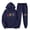 C04, variant on Women's Sweat Suits and Joggers Sets Elastic Waist Size Small Fashion Sports Casual Coat Long Pants Hooded Sweater Pants Set Long Sleeve Hooded Set