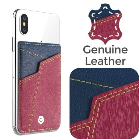 stick on genuine leather card holder adhesive id business card cell phone wallet by cobble pro for iphone x 8 7 6 6s plus 5s se lg stylo 3 samsung galaxy s9 - Cell Phone Business Card Holder stick on genuine leather card holder adhesive id business card cell phone wallet by cobble pro for iphone x 8 7 6 6s plus 5s se lg stylo 3 samsung galaxy s9 - Cell Phone Business Card Holder