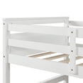 thumbnail image 7 of White Detachable Bunk Bed Twin Over Full for Kids with 2 Storage Drawers, Premium Pine Wood Bunk Bed Frame with Ladder and Guardrails for Toddlers, Teens Bedroom, Guest Room, No Box Spring Needed, 7 of 7