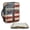 Cross American Flag, variant on TSOVTHRID Cross American Flag Print Women Mens Bible Case, Bible Book Cover Quilted, Lightweight Bible Bag Practical Carrying Book Case with Multi Pockets, Christian Gift