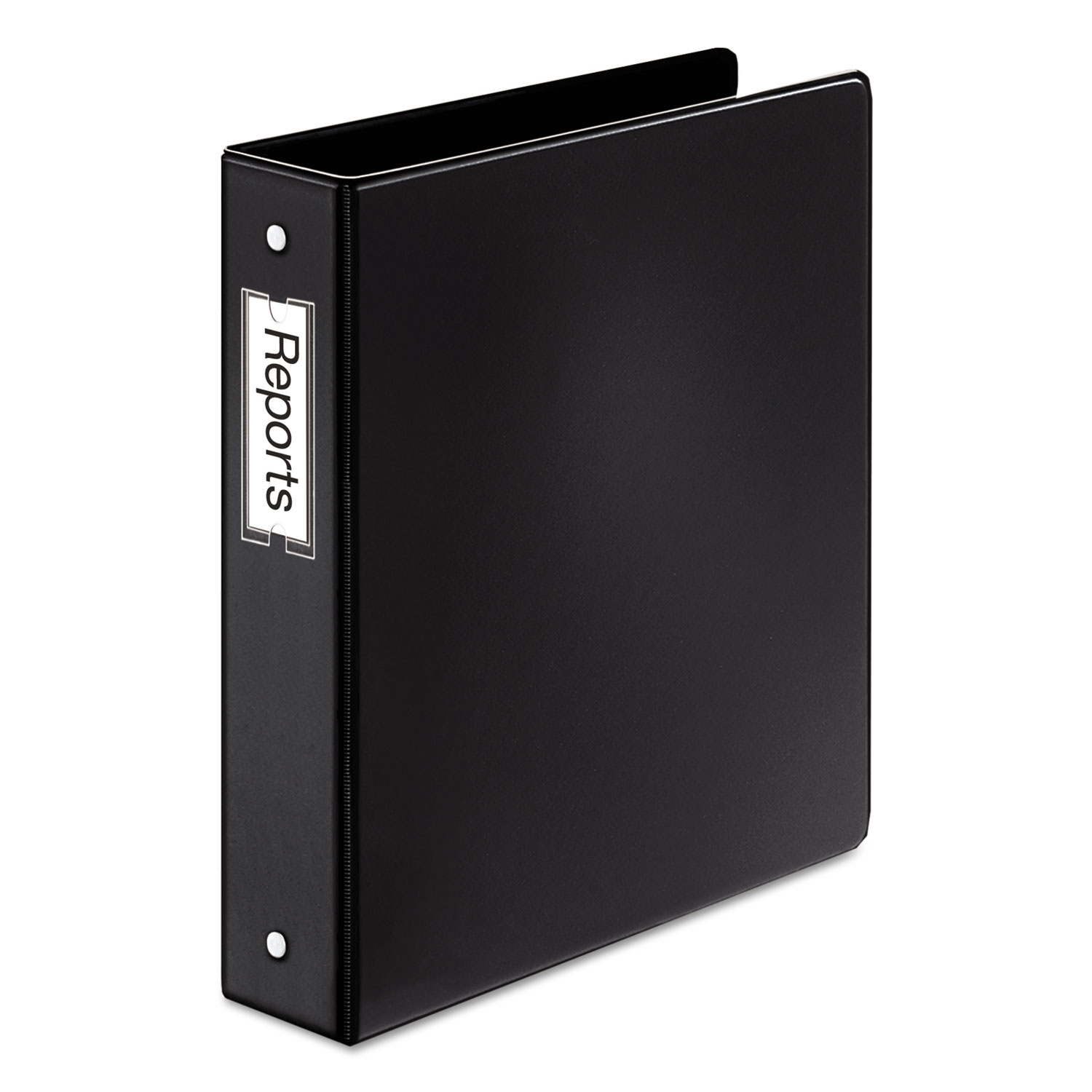 Cardinal, CRD18822CB, Label Holder Round Ring Binder, 1 Each, Black