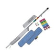 thumbnail image 2 of Boardwalk Bucketless Microfiber Mop System 5 x 18 Head 59" Handle Blue/Gray BWMS16MFM, 2 of 5