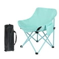 thumbnail image 3 of Silla plegable Cola para acampar de tela Oxford de Metal para playa Verde, 3 of 8