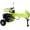 Green + Steel, variant on LuckyNote 20 Ton Portable Log Splitter with Auto Return, 7HP Gas Engine, Horizontal Full Beam Steel Wedge – Green
