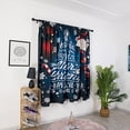 thumbnail image 3 of Christmas Decoration Window Curtain Polyester Dreamlike Pattern Curtain for Party Decoration 140x130cmChristmas, 3 of 9